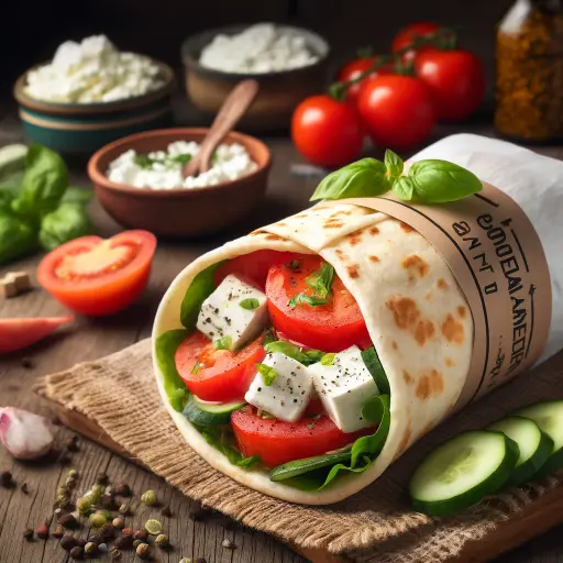 Noon Paneer Sabzi Burrito (V)