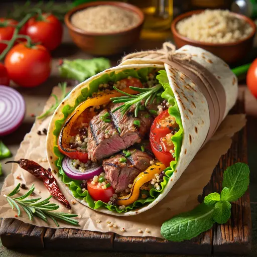 Caveman Lamb Burrito